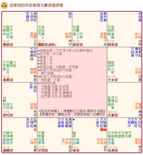 紫微斗數排盤|紫微斗數算命